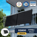 EQ800 Balkon Komplettpaket Bifazial (870Wp+)