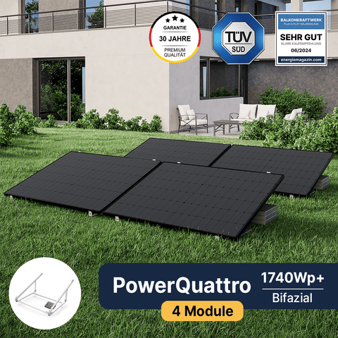 EQ PowerQuattro 1760Wp+ Garten-Premium Bifazial