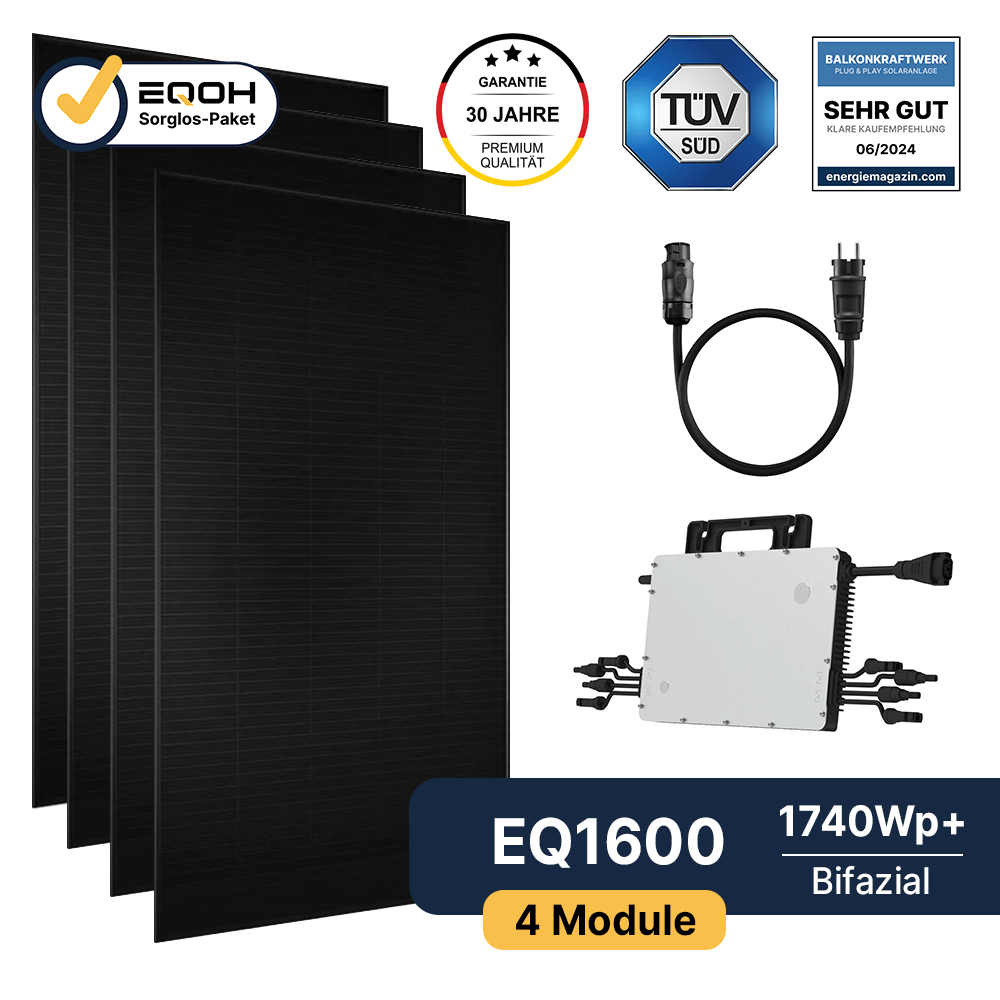 EQ1600 Komplettpaket Bifazial (1740Wp+)