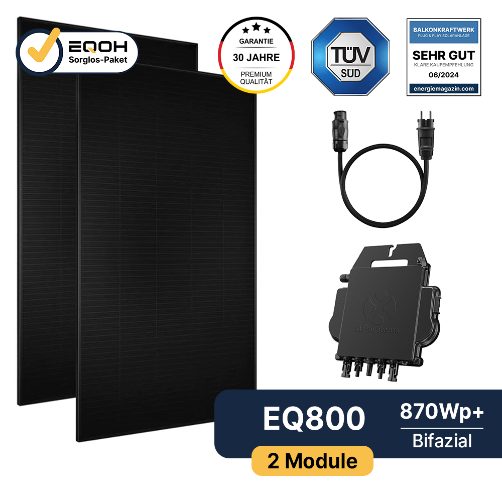 EQ800 Komplettpaket Bifazial (870Wp+)